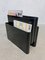 Vintage Black Magazine Rack Holder by Giotto Stoppino for Kartell 5