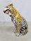 Vintage Italian Handmade Ceramic Leopard Cheetah Sculpture, Image 3