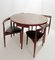 Mid-Century Modern Dining Table and Chairs by Hans Olsen for Røjle, Set of 5 8