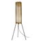 Mid-Century Bambus Dreibein Stehlampe 1