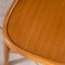 Bentwood Honey Beech Striped Seat Bentwood Dining Chairs, 1970s, Set of 6 4