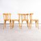 Bentwood Honey Beech Bentwood Dining Chairs, 1970s, Set of 4 7