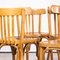 Bentwood Honey Beech Bentwood Dining Chairs, 1950s, Set of 6 10