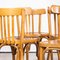 Bentwood Honey Beech Bentwood Dining Chairs, 1950s, Set of 6, Image 10