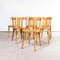 Bentwood Honey Beech Bentwood Dining Chairs, 1950s, Set of 6 9
