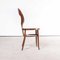 French Baumann Bentwood Dark Moutte Dining Chairs, 1960s, Set of 6 2