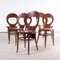 French Baumann Bentwood Dark Moutte Dining Chairs, 1960s, Set of 6 9