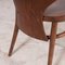 French Baumann Bentwood Dark Moutte Dining Chairs, 1960s, Set of 8 3