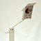 Lámpara de pie blanca de Swiss Baltensweiler, años 60, Imagen 10