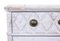 19th Century Swedish White Painted Chests of Drawers, Set of 2 5