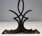 Wrought Iron Chenets by Raymond Subes, 1940s, Set of 2 11