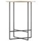 Tall Inside Side Table with Metal Top by Domkapa 1
