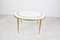 Vintage Brass and White Marble Coffee Table, 1970s, Image 6