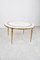 Vintage Brass and White Marble Coffee Table, 1970s 5