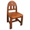 Vintage Pine Wood Dining Chair, 1980s, Image 1