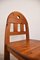 Vintage Pine Wood Dining Chair, 1980s, Image 2