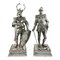 Artisanal Cabinet Figures of Knights in Silver from Neresheimer Hanau, 19th Century, Set of 2, Image 1