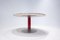 Mid-Century Modern Travertine and Metal Dining Table, Italy, 1960s 8