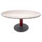Mid-Century Modern Travertine and Metal Dining Table, Italy, 1960s 1