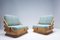 Mid-Century Modern Rattan Armchairs, Set of 2, Image 4