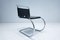 Sedie MR10 in pelle nera di Mies van der Rohe per Knoll International, set di 6, Immagine 7