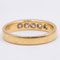 Vintage 18k Yellow Gold Diamond Riviera Ring, 1980s, Image 4