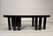 Black Resin and Marcassite Coffee Table by E. Allemeersch 4