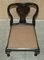 Antike chinesische schwarz lackierte Beistellstühle, 2er Set 14