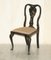 Antique Chinese Black Lacquered Side Chairs, Set of 2 19