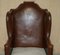 Antique Wingback Armchairs, 1880, Set of 2 4
