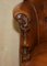 Silla Chesterfield antigua de cuero marrón claro, 1860, Imagen 7