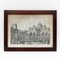 Venice, 19th Century, Monochrome Lithograph, Framed, Image 2