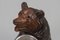 Oso de la Selva Negra tallado a mano con maceta de aluminio, años 20, Imagen 5