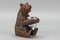 Hand-Carved Black Forest Bear with Aluminum Pot, 1920s 3