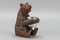 Hand-Carved Black Forest Bear with Aluminum Pot, 1920s, Image 3