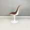 Space Age American Brown Fabric Tulip Chair by Eero Saarinen for Knoll, 1970s, Image 3
