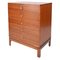Mid-Century Chest of Drawers in Walnut by Ico Parisi for Mim Roma, Italy, 1960s 1