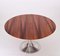 Mid-Century Italian Round Dining Table with Wooden Top & Aluminum Tulip Base by Eero Saarinen, 1970s, Image 9