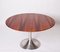 Mid-Century Italian Round Dining Table with Wooden Top & Aluminum Tulip Base by Eero Saarinen, 1970s 11