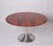 Mid-Century Italian Round Dining Table with Wooden Top & Aluminum Tulip Base by Eero Saarinen, 1970s 14