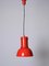 Mid-Century Italian Red Lampara Ceiling Light from Fontana Arte, 1965 12