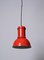 Mid-Century Italian Red Lampara Ceiling Light from Fontana Arte, 1965 11