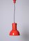 Mid-Century Italian Red Lampara Ceiling Light from Fontana Arte, 1965 10