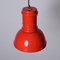 Lámpara de techo italiana Mid-Century roja de Fontana Arte, 1965, Imagen 14