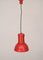 Mid-Century Italian Red Lampara Ceiling Light from Fontana Arte, 1965 8