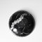 Cuenco italiano Mid-Century redondo de mármol negro con granos blancos, años 50, Imagen 13