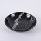 Mid-Century Italian Black Marble with White Grains Round Bowl, 1950s 3