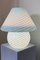 Vintage Murano Baby Blue Mushroom Lamp, 1970s, Image 2