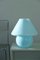 Vintage Murano Baby Blue Mushroom Lamp, 1970s 1