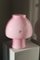 Vintage Murano Pink Swirl Mushroom Lamp 4